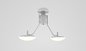 2018 high quality chrome Indoor decorative led modern iron pendant lamp supplier
