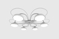 2018 Home decorative pendant lighting  LED Chandelier Fancy Pendant Lights Ceiling Fixtures Lamp supplier
