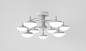 2018 modern decorative black and white color vintage LED  pendant lamp for home supplier